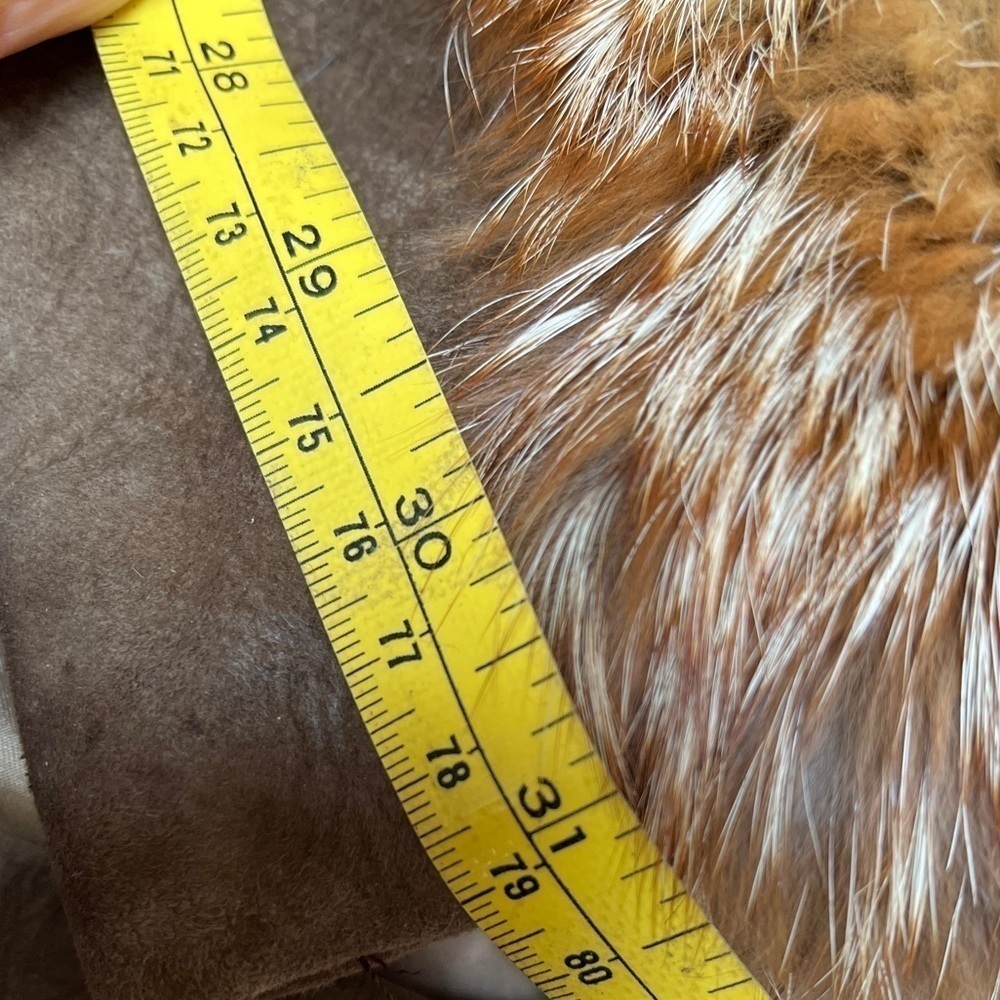 VINTAGE GENUINE FUR COAT LUXURY FURS BY MANNIS SIZE M Button Up Gorgeous - Picture 14 of 14